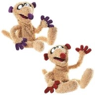 Sandm&auml;nnchen Handpuppe Jan & Henry Hand-Puppen als 2er Set Sandmann 38 cm...