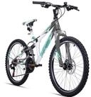 bergsteiger Mountainbike Montreal 20, 24 Zoll Kinderfahrrad, 6 - 13 Jahre, M&auml;dchen,