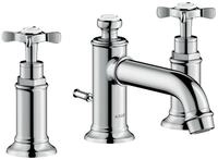 hansgrohe Waschtischarmatur Axor Montreux 30 3-Loch Kreuzgriff mit