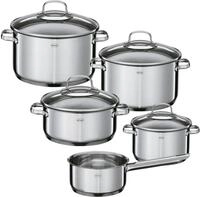 R&Ouml;SLE Topf-Set ELEGANCE, Edelstahl 18/10 (Set, 9-tlg), sp&uuml;lmaschinen- und