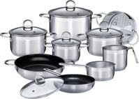 GSW Bratentopf Alara 14-teiliges Kochgeschirr, Edelstahl (Set, 14-tlg),