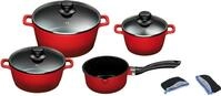 KING Topf-Set, Aluminiumguss (Set, 7-tlg., je 1 Kochtopf &Oslash; 16/20/24 cm, 1x