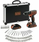 Black + Decker Akku-Bohrschrauber Akku-Bohrschrauber 18 V, enth&auml;lt 2x...