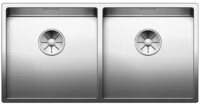 Blanco Edelstahlsp&uuml;le CLARON 400/400-IF Edelstahl, InFino Ablauf, 86,5/44 cm