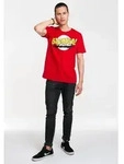 LOGOSHIRT T-Shirt Bazinga - The Big Bang Theory mit coolem Frontdruck rot L