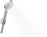 hansgrohe Brausegarnitur HG Brausenset CROMETTA Vario/Porter wei&szlig;/chrom
