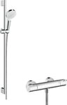 hansgrohe Duscharmatur Hansgrohe Brause-Thermostat Ecostat Handbrause Crometta...