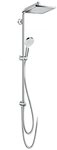 hansgrohe Duschsystem Crometta E Showerpipe, H&ouml;he 120.8 cm, 240 1jet EcoSmart...