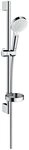 hansgrohe Stangenbrause-Set Crometta 100 Vario, H&ouml;he 66.9 cm, 2 Strahlart(en), Mit