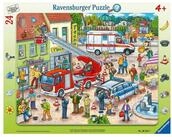 Ravensburger Puzzle 110, 112 - Eilt herbei! 24 Teile Rahmenpuzzle, 24...