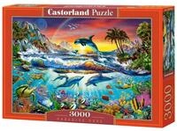 Castorland Puzzle Puzzle Paradiesbucht 3000 Teile, Puzzleteile