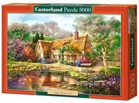 Castorland Puzzle Puzzle D&auml;mmerung am Teich 3000 Teile, Puzzleteile