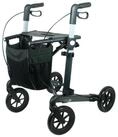 RUSSKA Rollator Russka Vital Plus - Extra weiche R&auml;der, inkl. Stockhalter,...