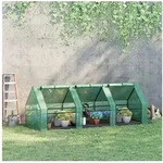 Outsunny Foliengew&auml;chshaus mit 3 Rollfenster, BxTxH: 270 x 90 x 90 cm, BxLxH: 90 x