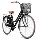 bergsteiger Cityrad Amsterdam 26, 28 Zoll Damenfahrrad, ab 150 cm, Korb, 1 Gang,