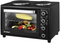 Trisa Minibackofen Ofen mit Kochplatten 7348.4712, mit Kochfunktion, Timerfunktion