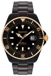 Gigandet Automatikuhr SEA GROUND, Mineralglas, Sekundenstopp, Datum, Taucheruhr