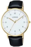LORUS Quarzuhr Lorus Klassische Herren Uhr RH896BX9 mit Leder Armband