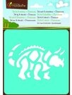 Spiel Mal-Schablonen 6er-Set Dinosaurier