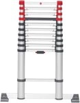 Hailo Teleskopleiter FlexLine, Alu-Sicherheits-Teleskopleiter 11 Sprossen