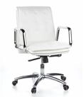 hjh OFFICE Chefsessel Profi Chefsessel Villa 10 Leder mit Armlehnen, Drehstuhl