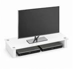 HOOZ TV-Board TV-Tisch/Bildschirmerh&ouml;hung TV-Glasaufsatz Monitorerh&ouml;hung Klar 82cm