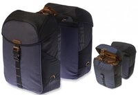 Basil Fahrradtasche Basil Doppeltasche Miles wasserdicht black slate 32l