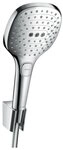 hansgrohe Handbrause Raindance Select E, Brausehalterset 120 3jet mit...