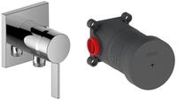 Keuco Badarmatur IXMO Set Einhebelmischer u. Funktionseinheit m. Schlauchanschluss m.