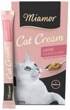 Miamor Cat Cream Lachs-Cream 6 x 15 g - 11 St&uuml;ck, Snack f&uuml;r: Katze