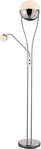 TRIO Leuchten LED Stehlampe CHRIS, LED Stehleuchte, mit Lesearm, Drehdimmer,