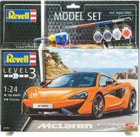 Revell&reg; Modellbausatz Model Set, McLaren 570S, Ma&szlig;stab 1:24, (Set), Made in Europe