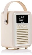 VQ VQ Retro Mini DAB/DAB+ Digitalradio Bluetooth, Wecker &ndash; Creme VQ Digitalradio