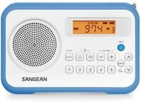 Sangean PR-D18 (Traveller 180) White/Blue Radio