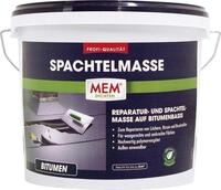 MEM Bauchemie Reparaturmasse MEM Bitumen Spachtelmasse, 7 Kg
