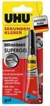 UHU Klebstoff UHU Sekundenkleber Blitzschnell Supergel L&ouml;sungsmittelfrei, 10g