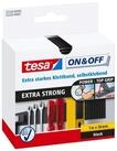 tesa Klebehaken tesa Klettband On & Off 1 m x 50 mm, schwarz