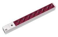 Bachmann 19" Steckdosenleiste 8-fach, 2300W, IEC320 C14 Stecker Steckdosenleiste