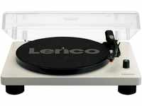 Lenco LS-50GY Plattenspieler mit int. Lautsprechern Plattenspieler (Riemenantrieb,