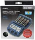 technoline BC1000 Schnell-Ladeger&auml;t mit LCD-Display, Entladefunktion, Akku