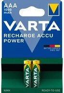 VARTA Wiederaufladbare AAA Akkus 1000mAh Ni-MH ohne Memory-Effekt - 2 St&uuml;ck...