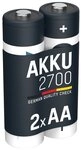 ANSMANN AG Mignon AA Akku 2700 mAh Hohe Kapazit&auml;t Akku