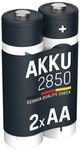 ANSMANN AG Mignon AA Akku 2850 mAh Hohe Kapazit&auml;t Akku