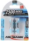 ANSMANN AG Ansmann maxE plus NiMH-Akku Mignon AA 2500mAh 2er Blister Akku 2500...