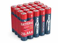 ANSMANN AG 20x Alkaline Batterie AAA Micro 1,5V – LR3 MN2400 (20 Stück)...