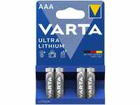 VARTA VARTA Micro-Lithiumbatterie ULTRA, 4 Stück Batterie