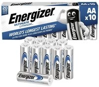 Energizer Ultimate Lithium Mignon-Batterien, 10er-Set E301535501 Batterie