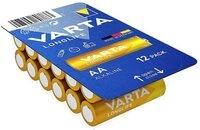 VARTA Varta Batterie Alkaline, Mignon, AA, LR06, 1.5V Longlife, Retail Box...