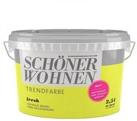SCH&Ouml;NER WOHNEN FARBE Wandfarbe SW Trend Wandfarbe matt 2,5L fresh 6516