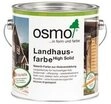 osmo Wetterschutzfarbe Landhausfarbe High Solid 2,5 LTR